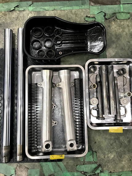 マグナ250のフロントフォークをオーバーホールする～後編